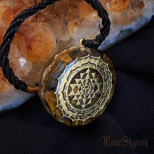 RoseSkyrah™ Tiger's Eye Orgonite Necklace